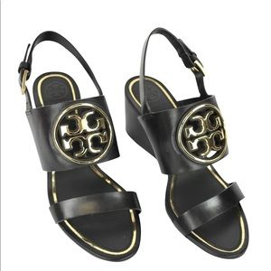 💕Tory Burch Miller Wedge Sandal 💯 Authentic